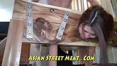 Asian Sweety Sodomised In Stockings And Stocks