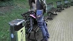 Cindy fucked in the park