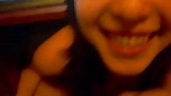 Asian girl wants to taste white meat