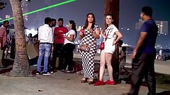 Saturday night on Pattaya beach