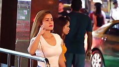 Bangkok Street View at night