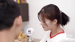 Chinese chick gets her rice bowl flooded with cummies uwu