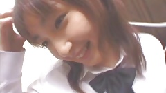 Haruka Hoshikawa has hairy cunt aroused and fucked all the w
