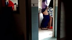 Chinese MILF in the Kitchen (to Begin).MP4